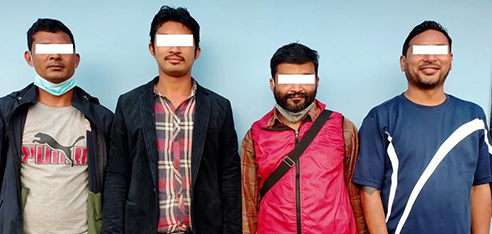 काठमाडौँका पाँच ठाउँका ‘रेडबुल’ स्टोरमा छापा, ४ जना पक्राउ