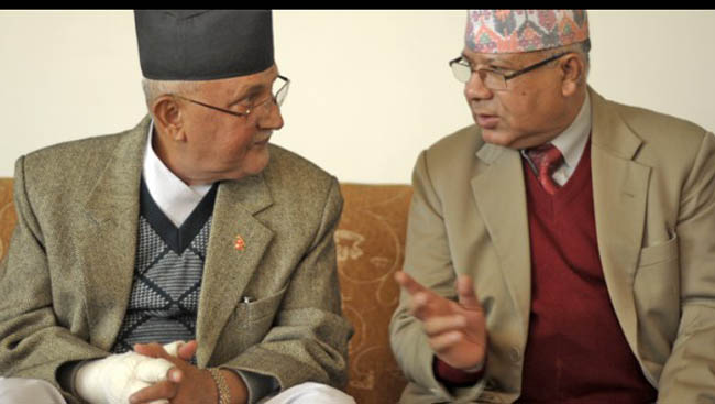 एमाले कार्यदलको बैठक सिंहदरबारमा जारी