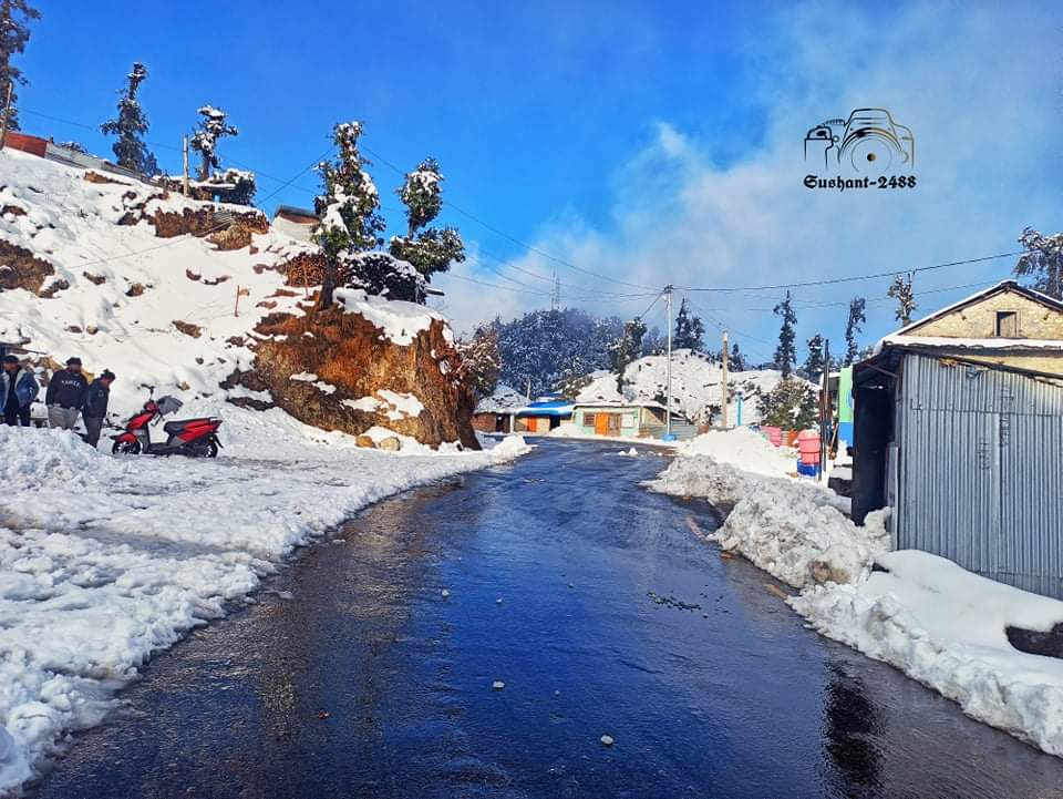 खुल्यो हिउँले अवरुद्ध त्रिभुवन राजपथ तर यात्रा गर्दा सतर्क हुनु पर्ने