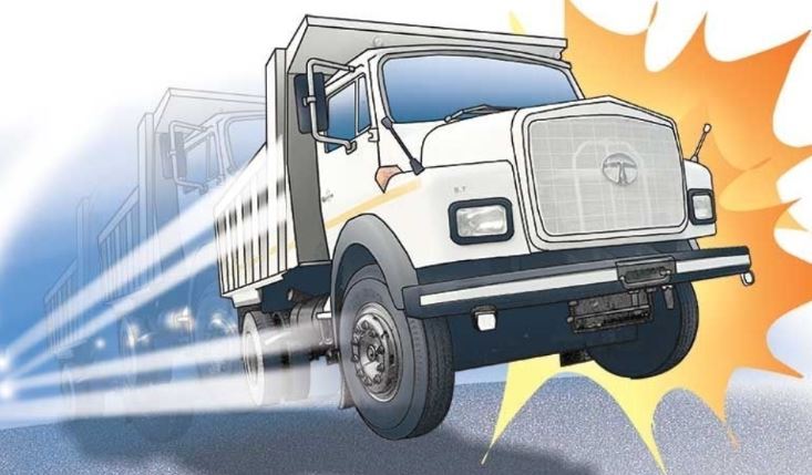 टिपरको ठक्करबाट दुई जनाको मृत्यु