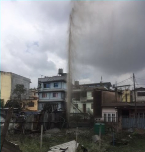 कपनमा मिथेन ग्यास निस्कियो, स्थानीय आतंकित