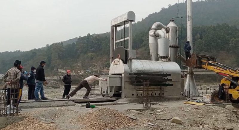 हेटौंडा राप्तीतटमा शवदाह मेशिन जडान सुरु